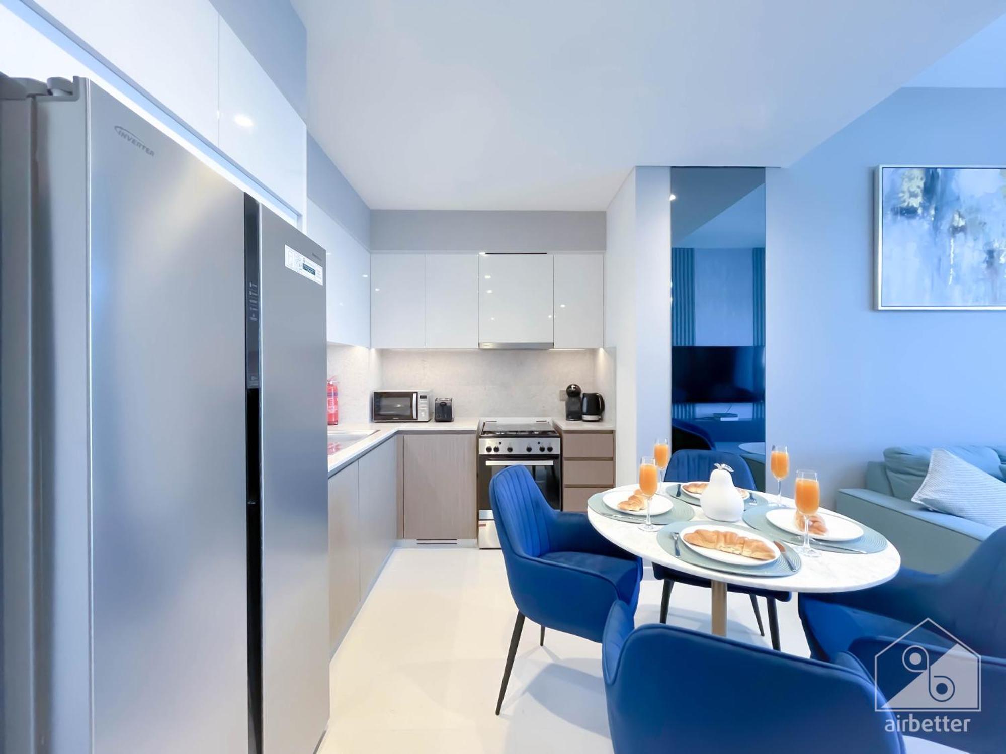 Luxury Burj Royale Apt Balcony & Breathtaking View
