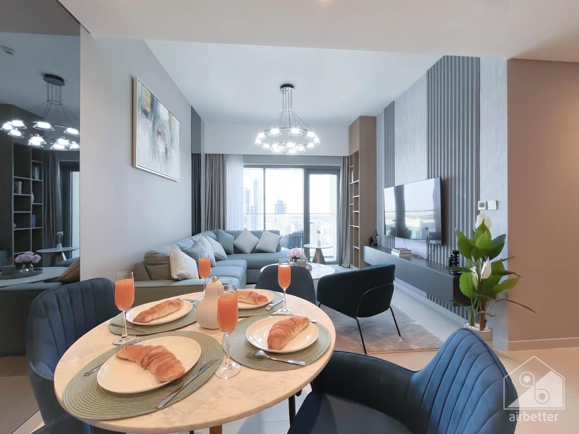 Luxury Burj Royale Apt Balcony & Breathtaking View Dubai